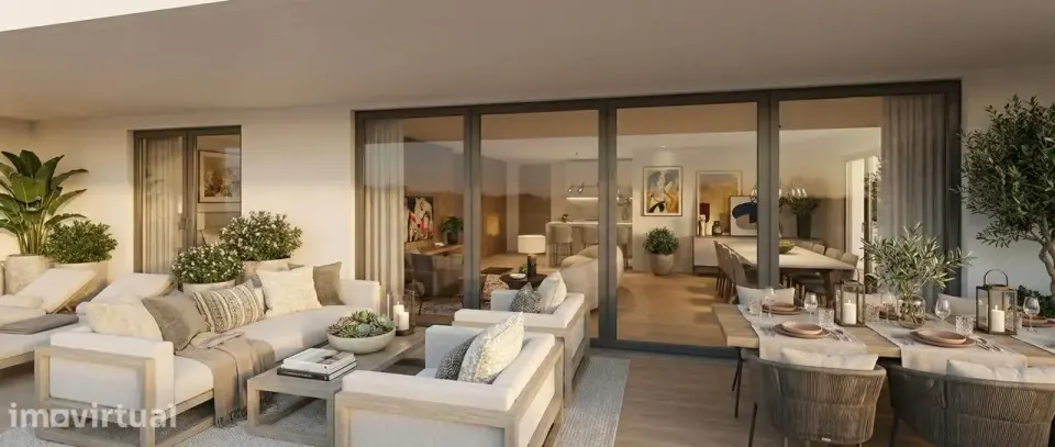 Apartamento T2 Duplex com Piscina e Jardim, praia de Cabedelo.V.Castel