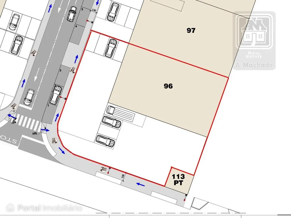 Amplo Lote de terreno com 1056m² destinado à construção de armazém