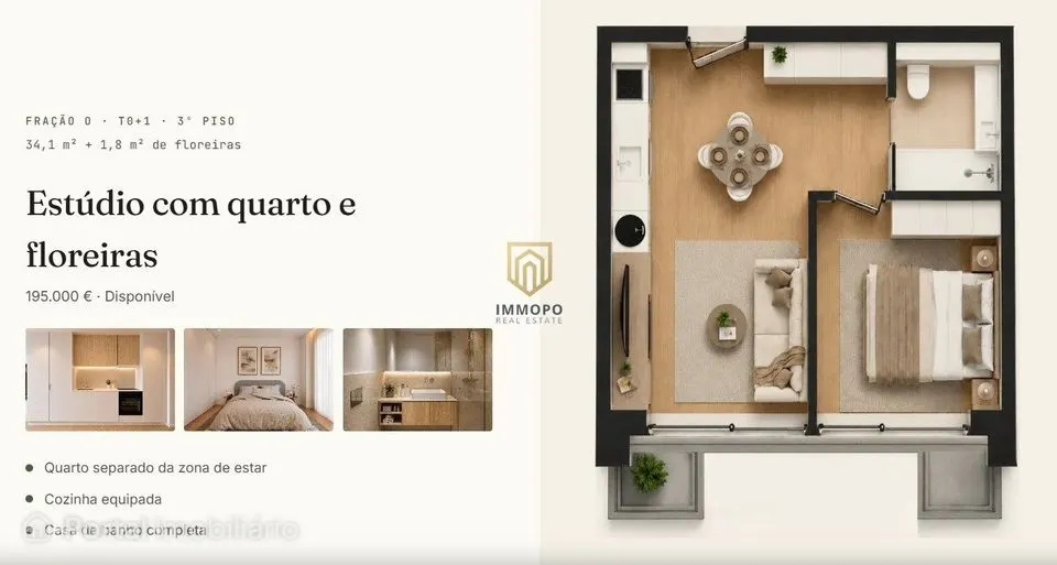 Apartamento T0+1 Venda em Perafita, Lavra e Santa Cruz do Bispo,Matosi
