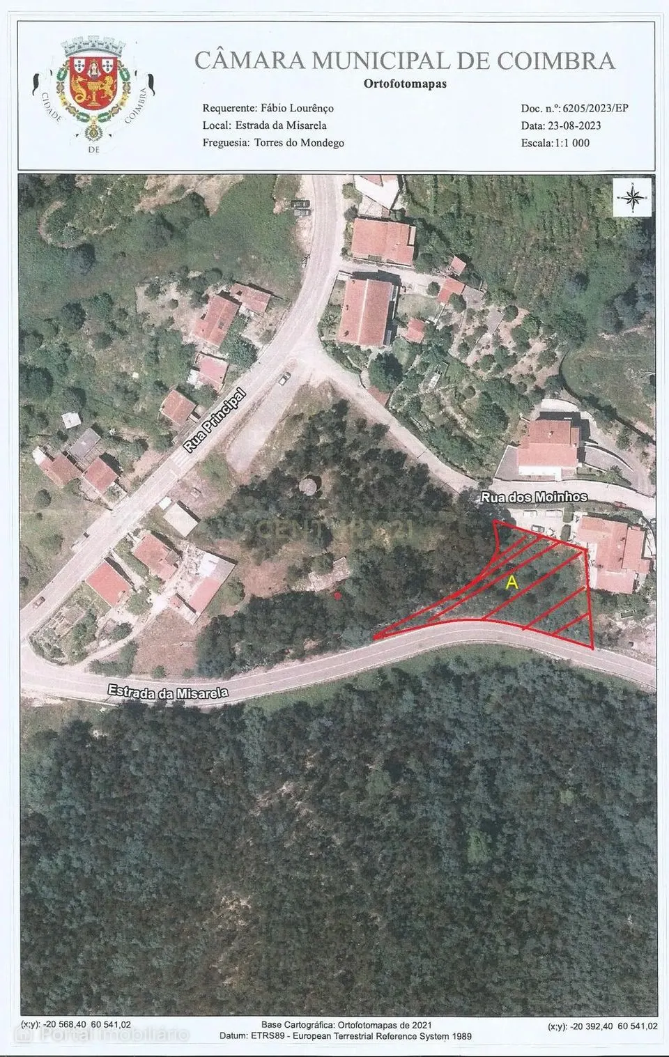 Terreno para construção | Vale de Canas | Coimbra