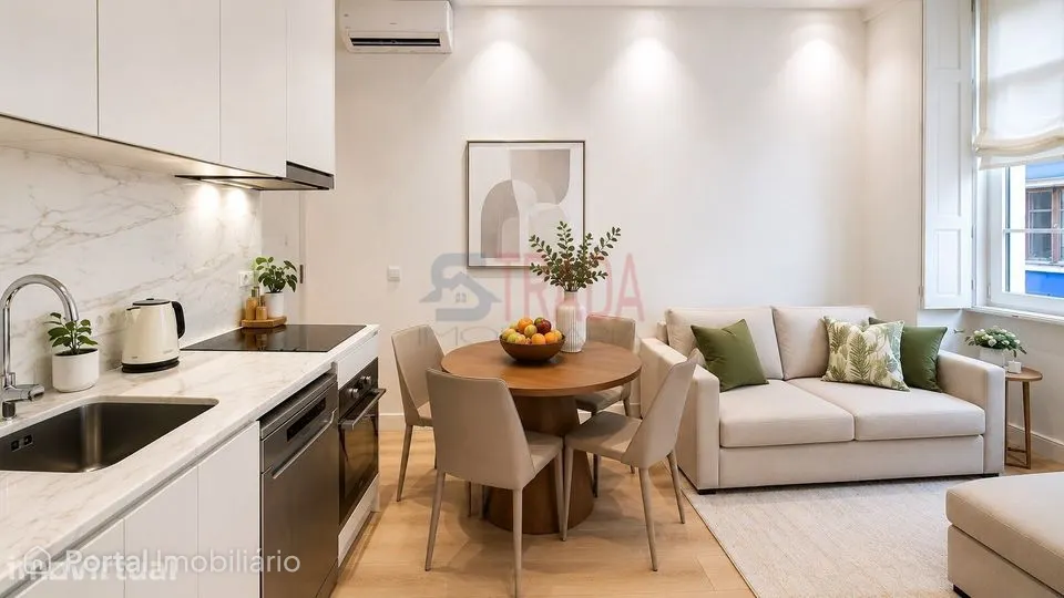 Venda Apartamento T1 mobilado e equipado, localizado no Centro Hist...