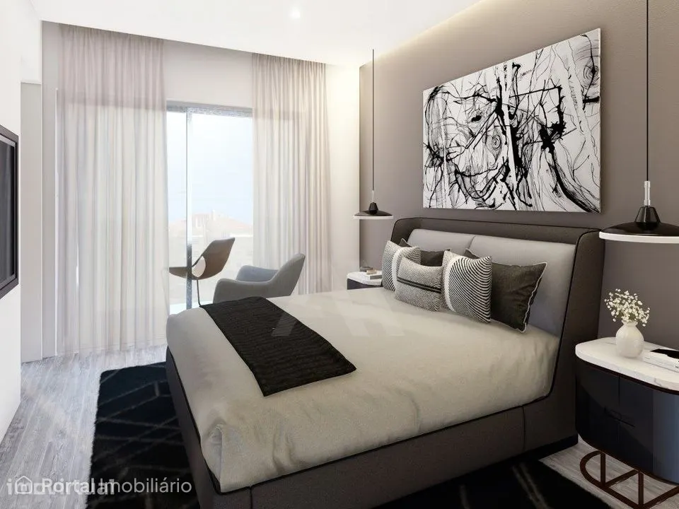 Apartamento T2 novo com vistas panorâmicas a 1 minuto do mar em Ato...