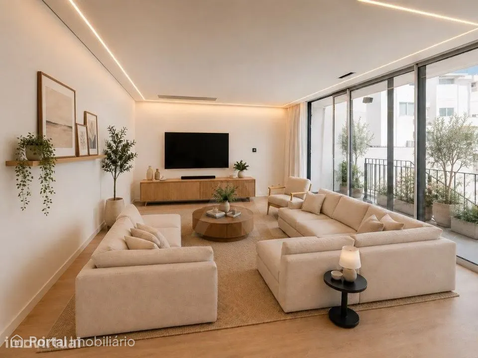 Moradia T5 na Amoreira com vista mar, piscina e jardim privativo