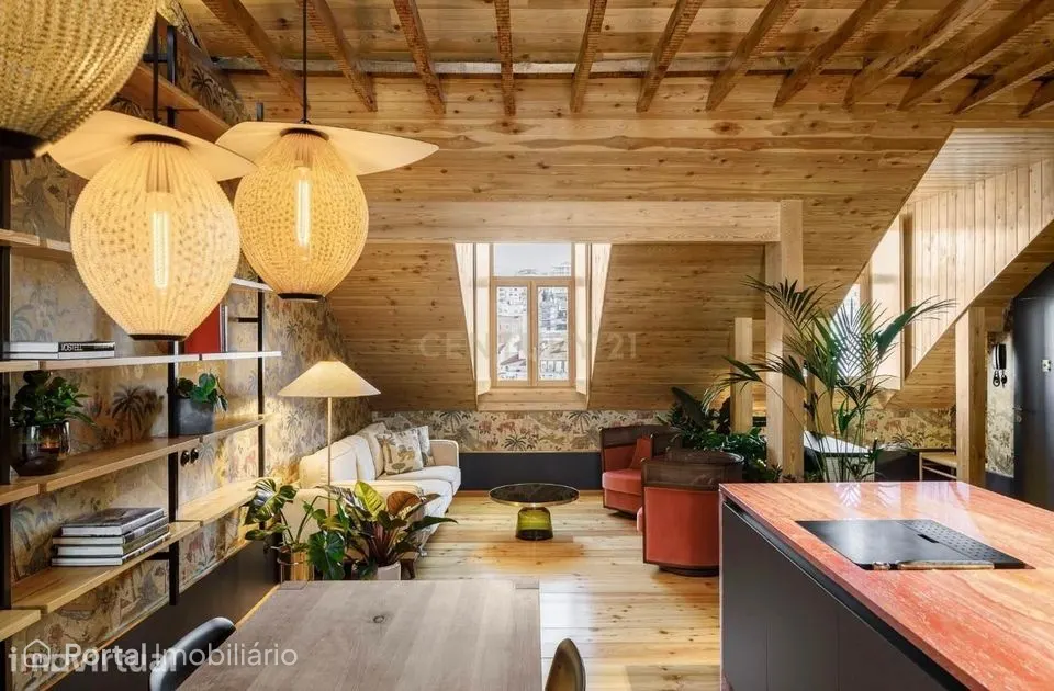 Loft em Penthouse com 90 m² em Arroios — arquitetura com identidade