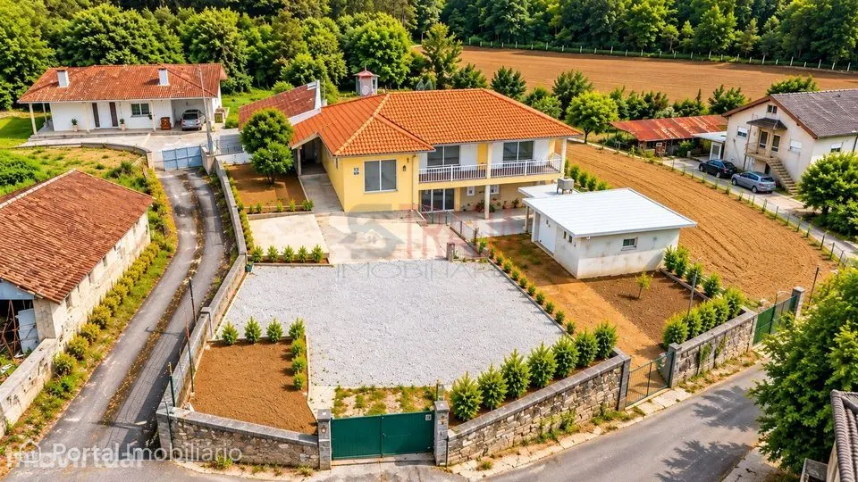 Moradia T4 Individual com 2.000 m² de Terreno – Parada de Gatim