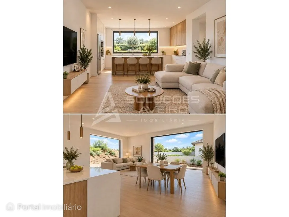 Moradia Térrea e Isolada T3 | Open Space 60,60 m² | Terreno 741m2