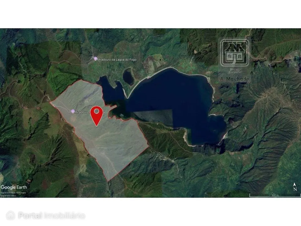 VENDA de AMPLO TERRENO junto à Lagoa do Fogo, Água de Alto, Vila Fr...