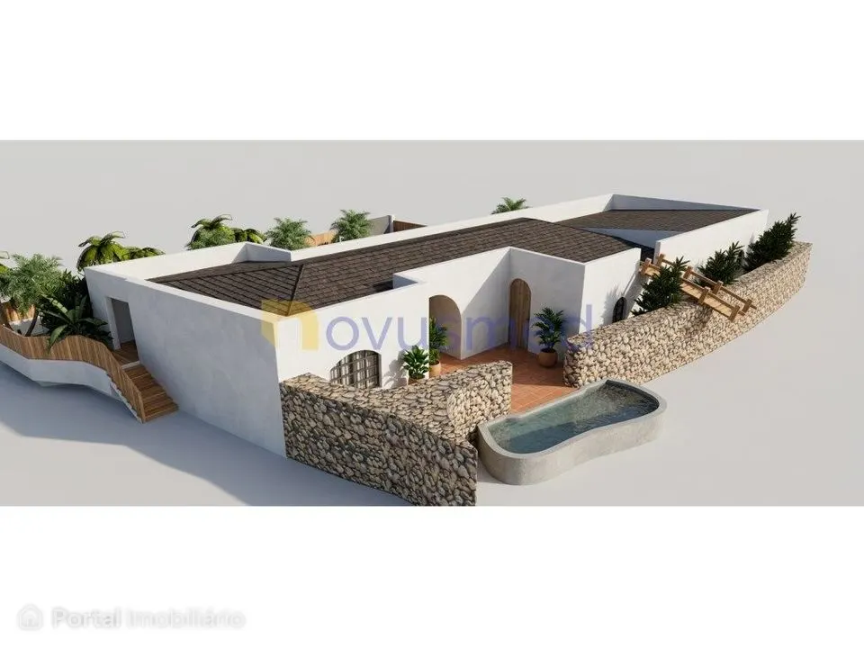Casa com Projeto Aprovado para Moradia T3 com Piscina | Poço Barret...
