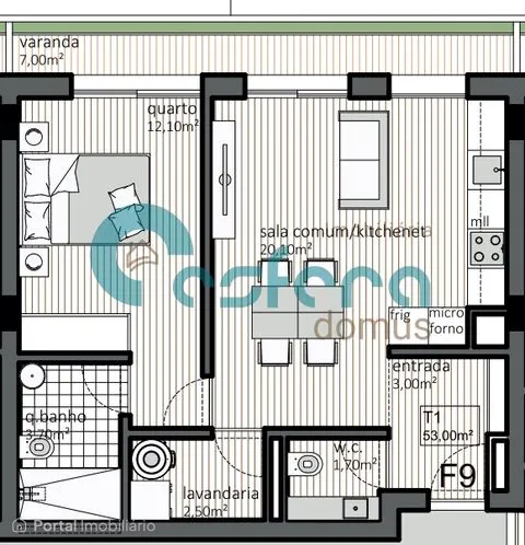 Apartamento T1 Venda em Matosinhos e Leça da Palmeira,Matosinhos