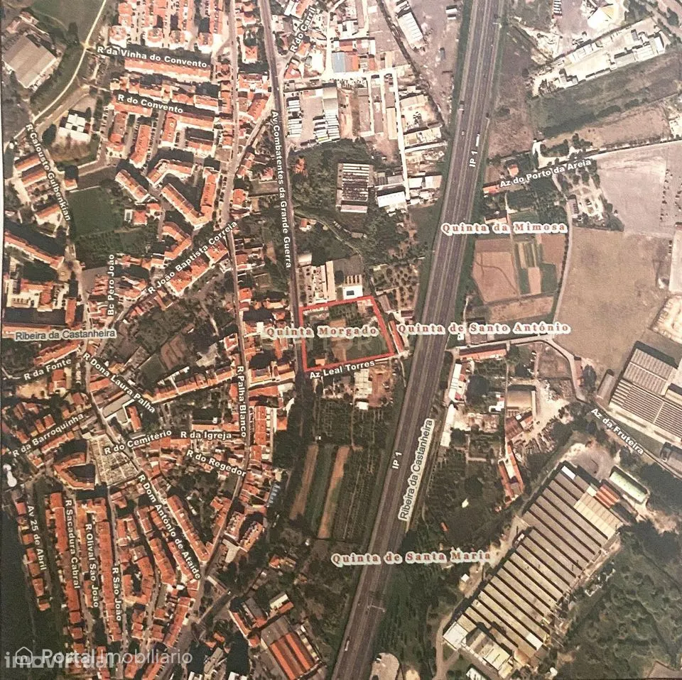 Terrenos com 8040m2 em Vila Franca de Xira com Vista para o Rio
