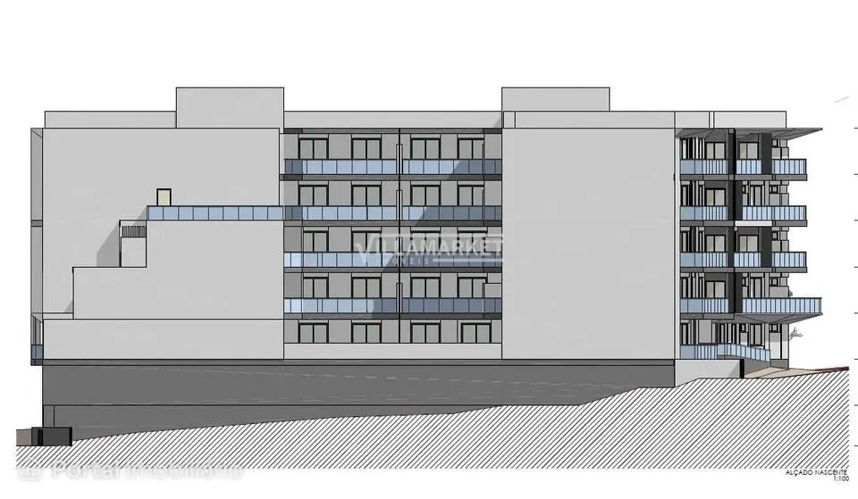 Terreno com 1500 m2 para construção de 46 apartamentos situado a 400 m