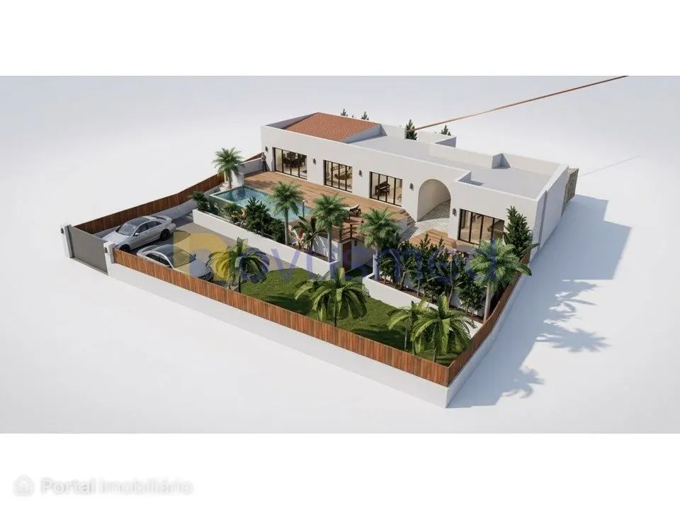 Casa com Projeto Aprovado para Moradia T3 com Piscina | Poço Barret...