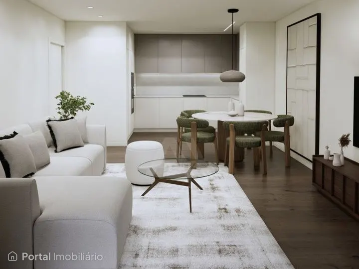 Apartamento T1 novo em condomínio fechado com garagem e varanda em ...
