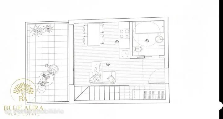 Apartamento T1 Duplex com Terraço e Piscina