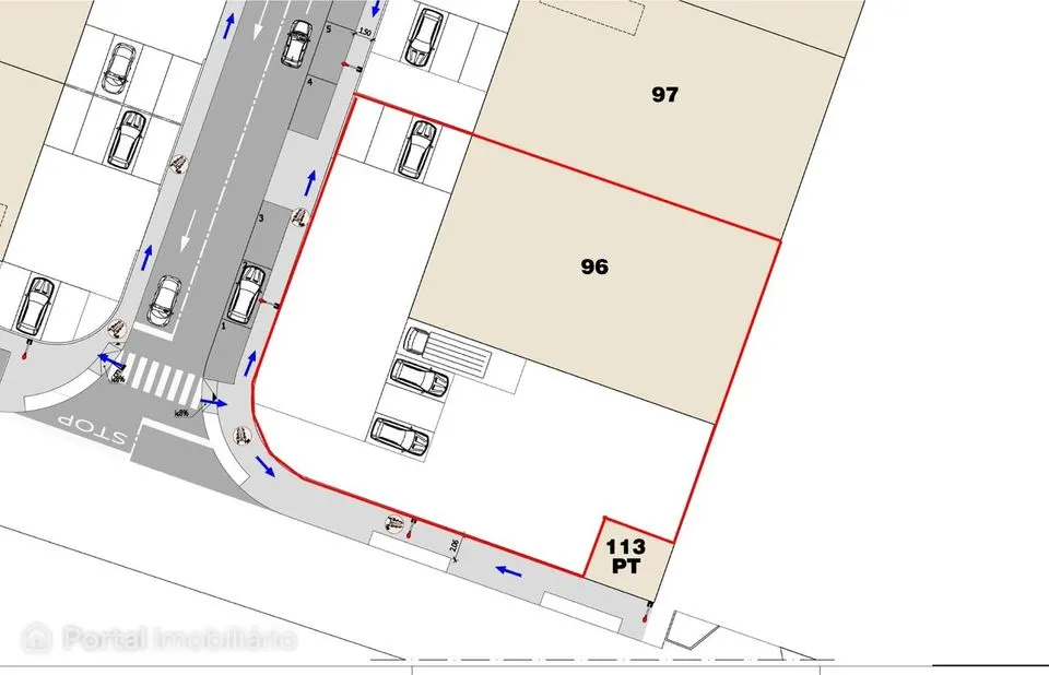 Amplo Lote de terreno com 1056m² destinado à construção de armazém
