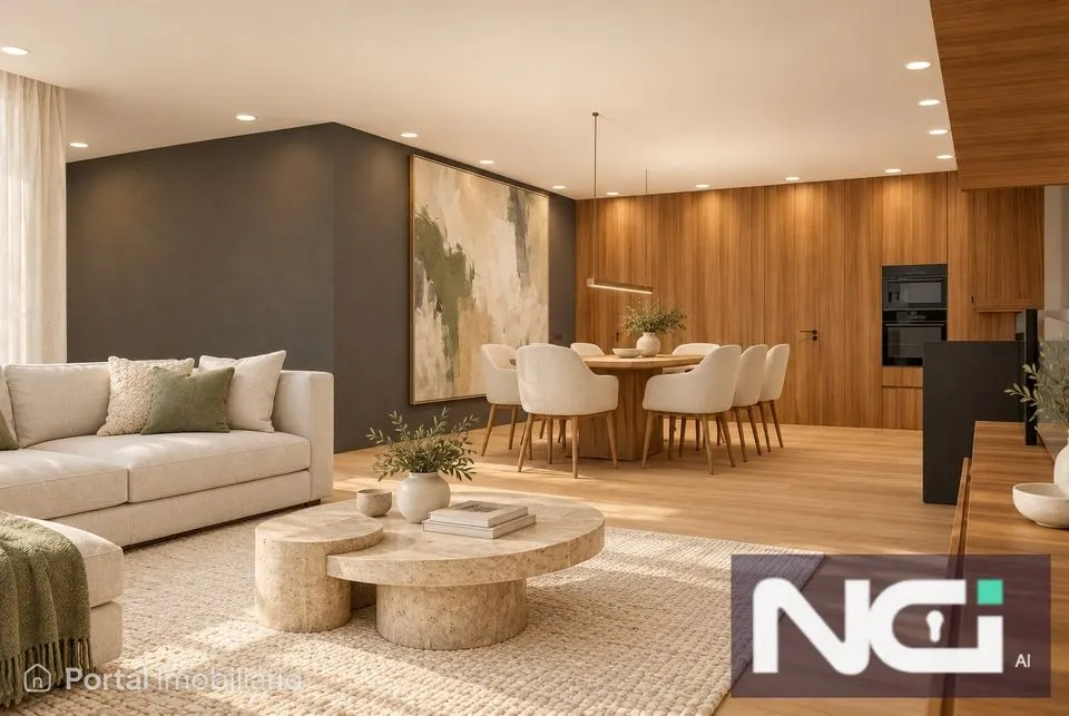Apartamento T3 com pátio e estacionamento em Ponte