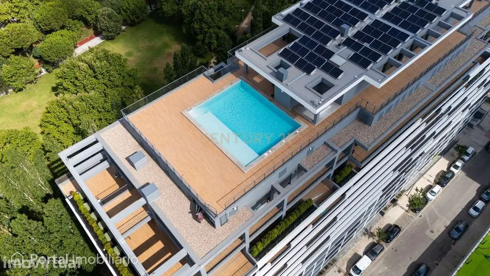 Exclusivo T3 no Terraces Mirear com Varanda, Piscina, Ginásio e Sauna
