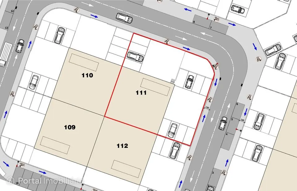 Lote de terreno com 638m² destinado à construção de armazém