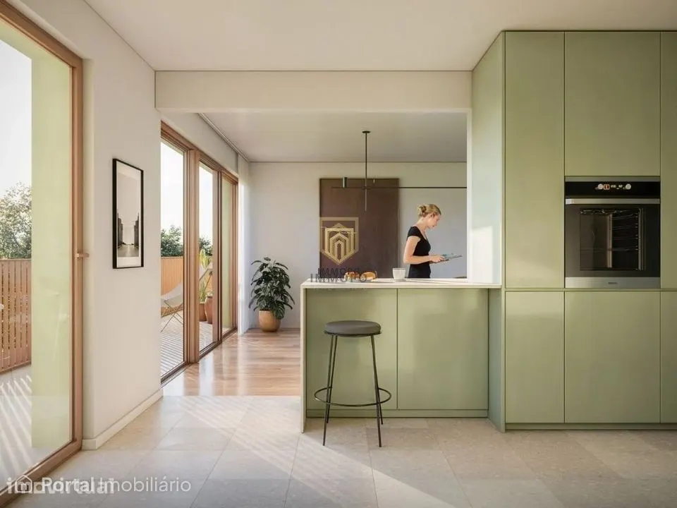 Apartamento T1 com varanda, Maia, Parque da Pícua