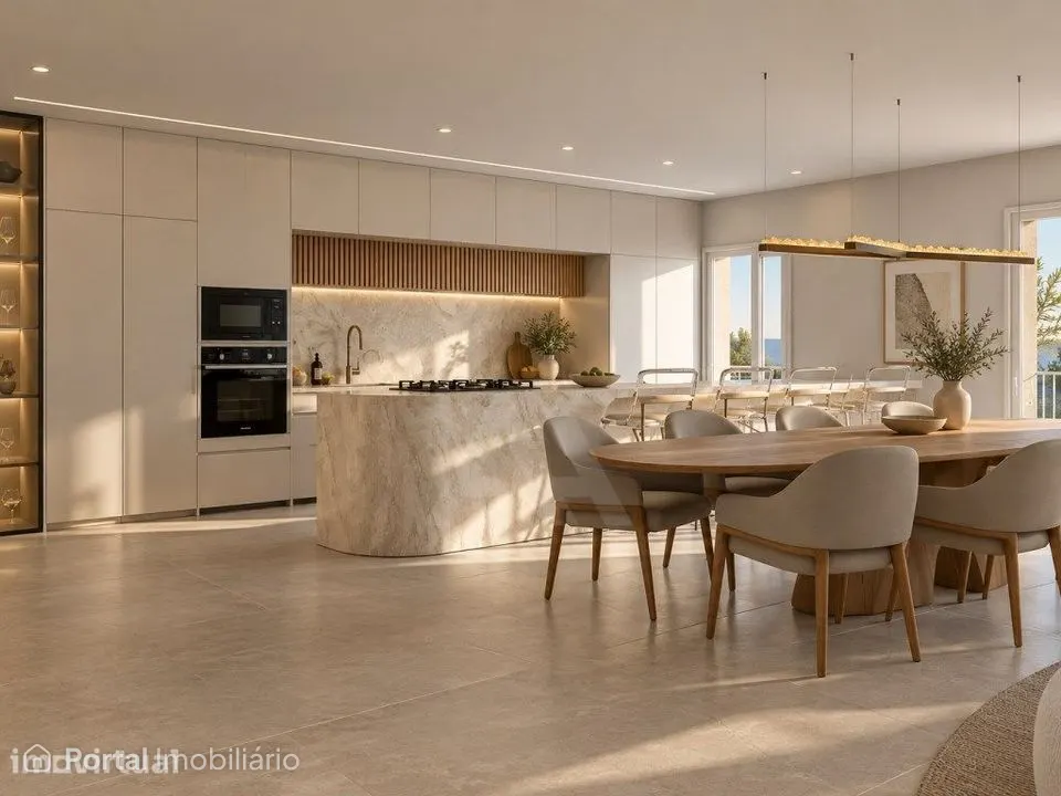 Apartamento T4+1 duplex remodelado com jacuzzi e garagens em Alcabi...