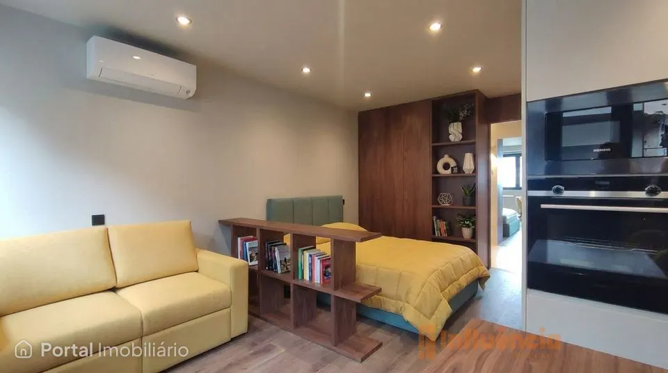 Estúdio Totalmente Mobilado e Equipado e comTerraço