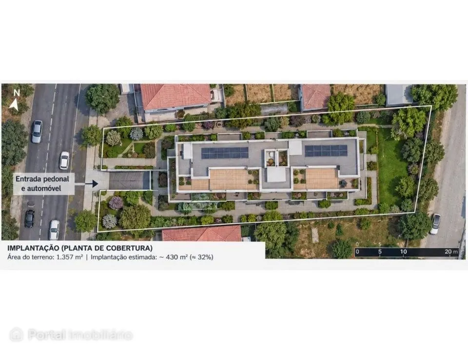 Propriedade urbana com 1.357 m² em Odivelas Potencial de desenvolvi...