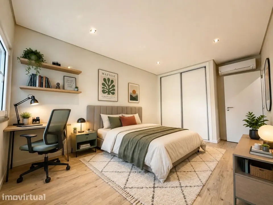 Apartamento T2 com Garagem Box para 3 carros