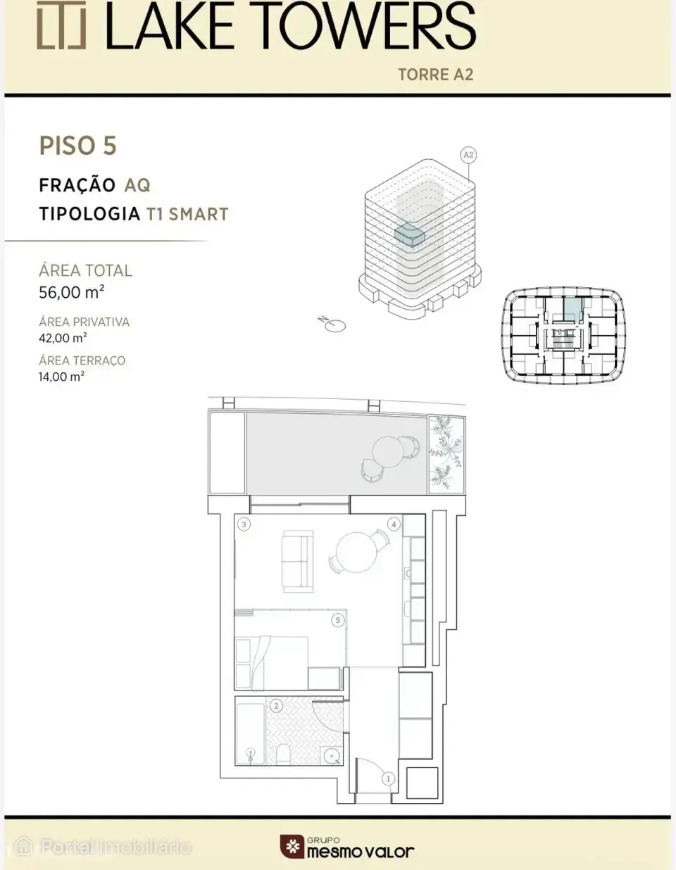 1-bedroom apartment for sale in Paranhos