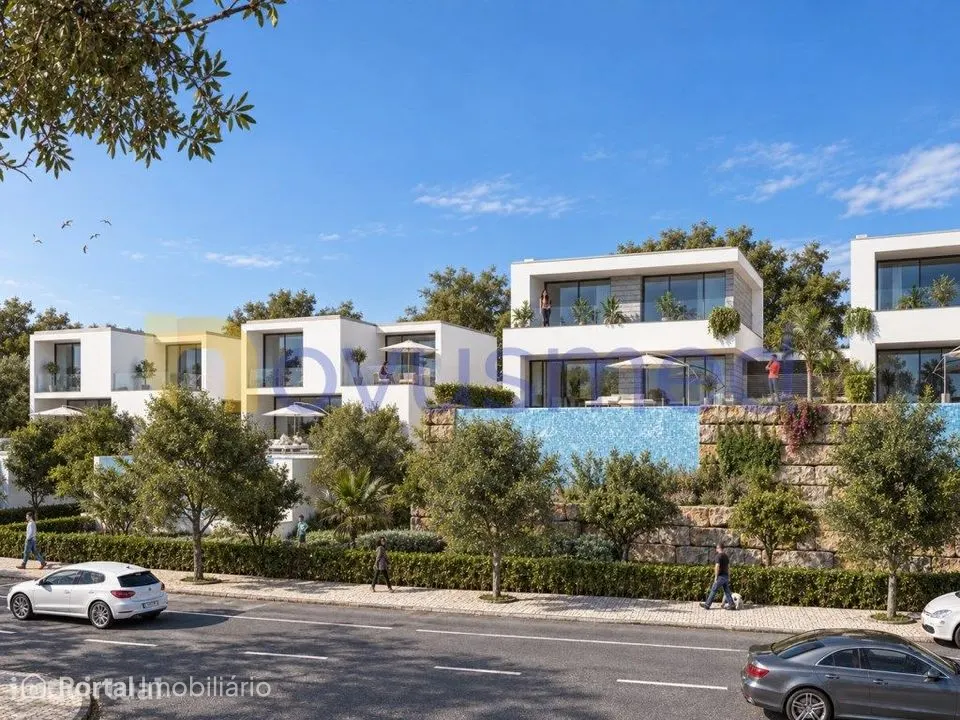 Lote construção condomínio moradias, vista de mar, Albufeira