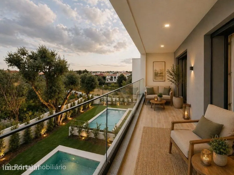 Moradia T4 em Manique com piscina e jardim privativos em condomínio...