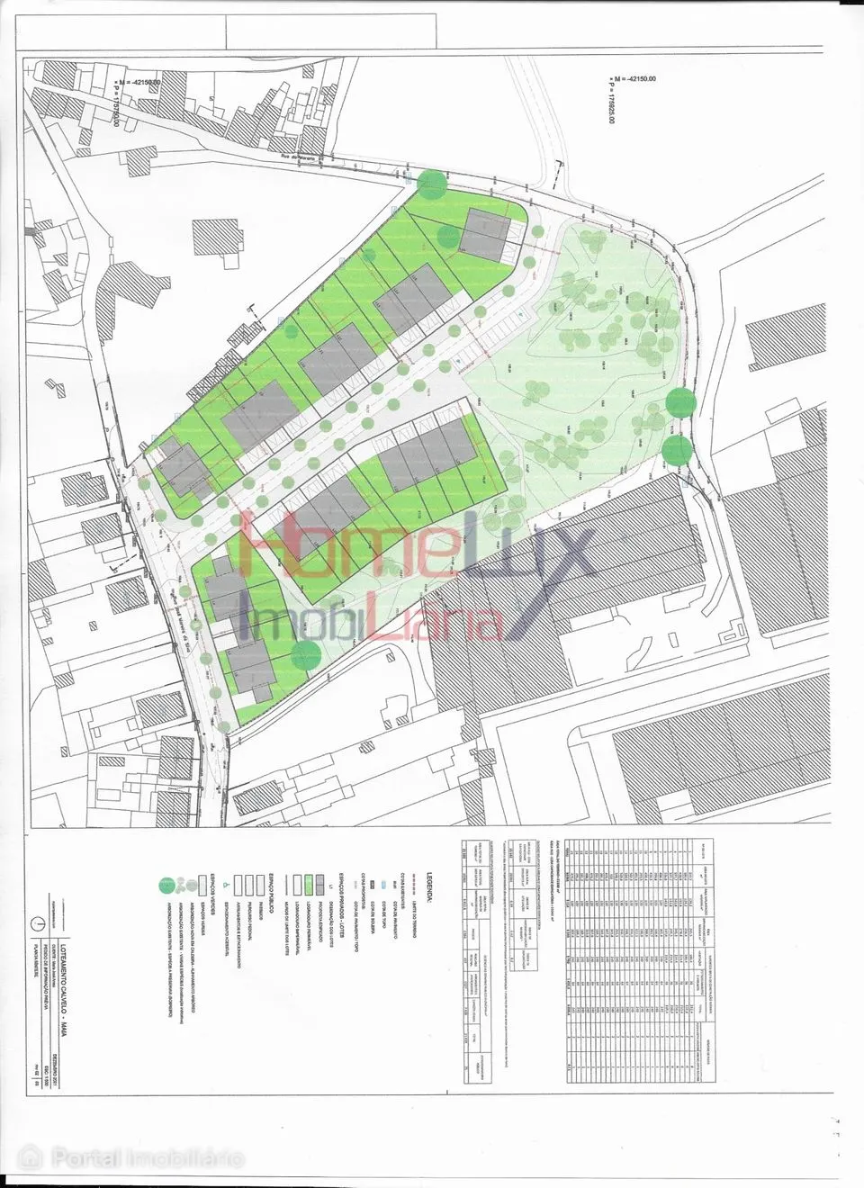 Terreno para urbanizar 25 lotes de moradias 2 e 3 frentes próximo à linha do Metro zona industrial Guarda Moreira