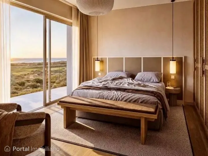Moradia T3 de luxo com vista mar na Praia D'el Rey