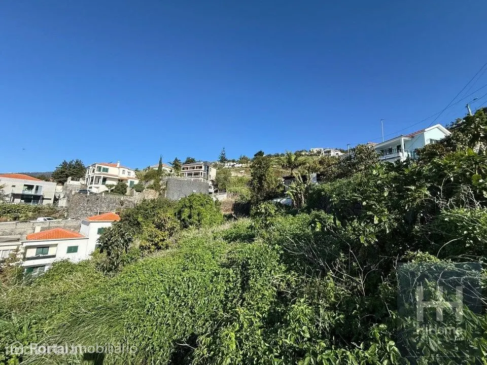 Terreno com 2050 m2 no Jardim Botânico - Vista Mar e Porto do Funchal