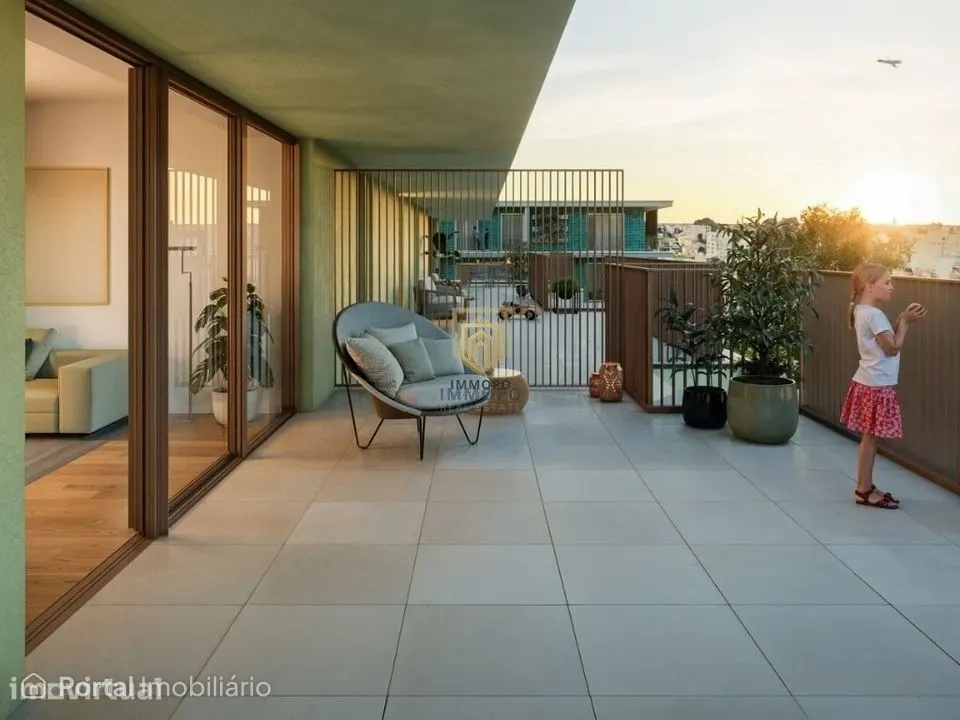 Apartamento T1 com varanda, Maia, Parque da Pícua