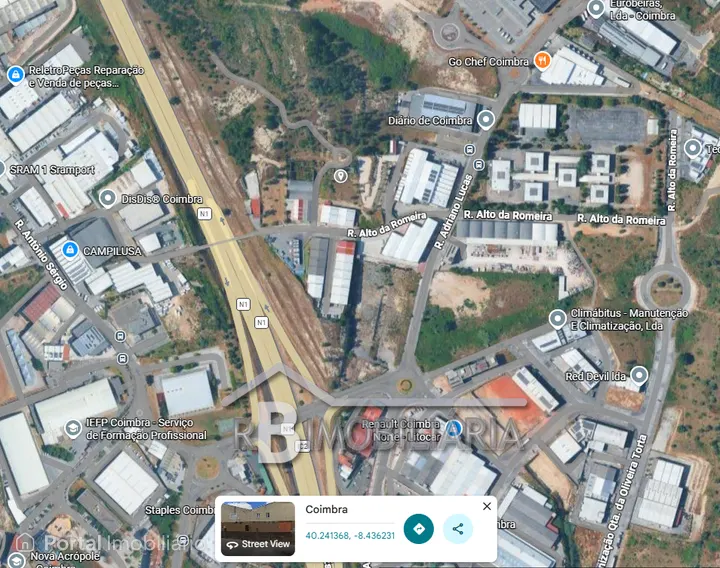 Terreno para Construção – Zona Industrial da Pedrulha, Coimbra