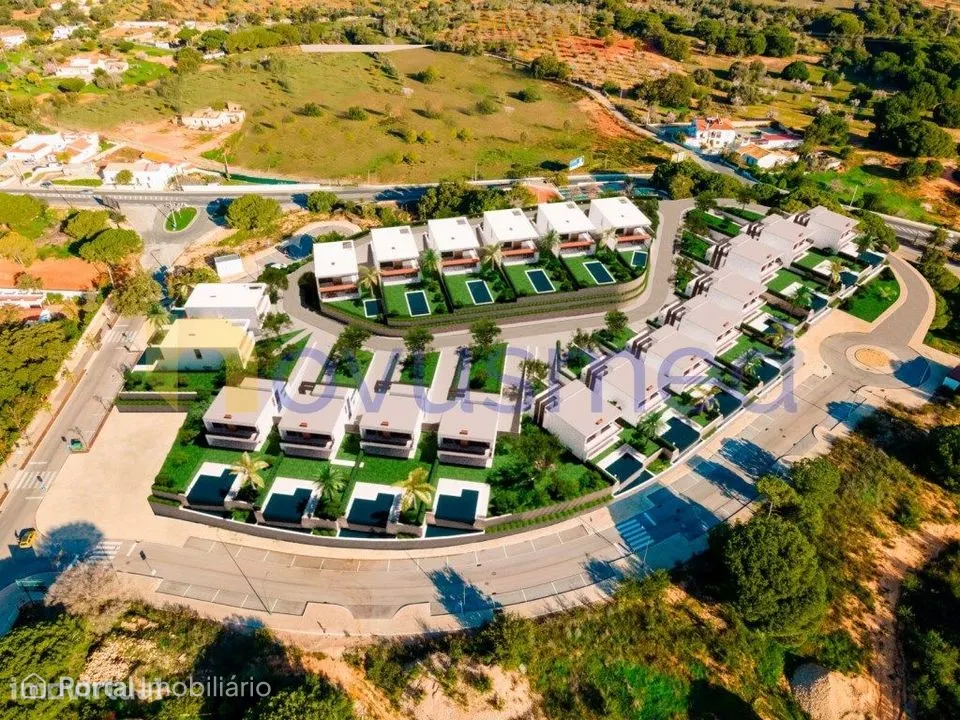 Lote construção condomínio moradias, vista de mar, Albufeira