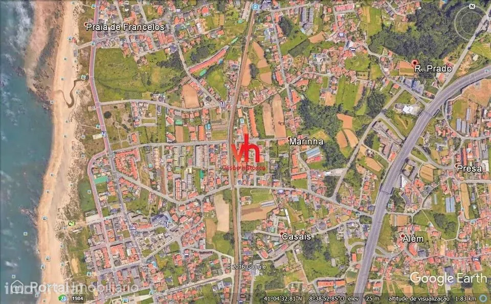 Vende-se Terreno em Francelos Com Projecto Para Prédio em Altura