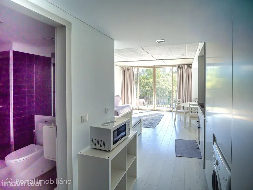 Apartamento T0 mobilado com lugar de garagem, Forca, Aveiro