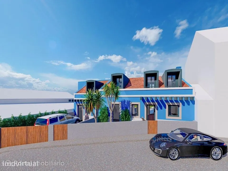 Terreno com projeto aprovado para 3 moradias em Cascais