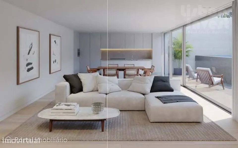 Apartamento novo T1+1 Duplex com terraço Av Liberdade