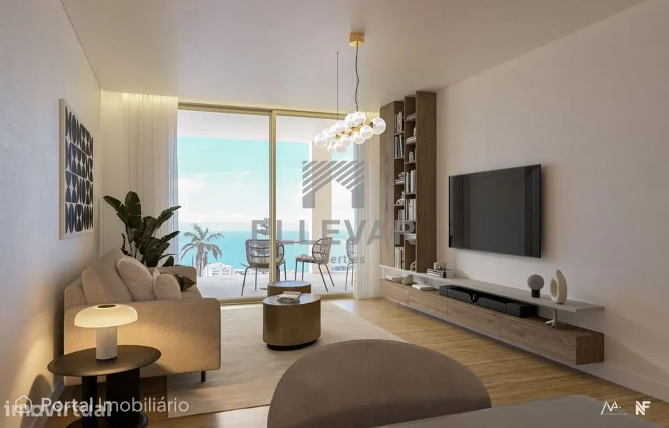 Apartamento T2 novo em condominio fechado no Funchal