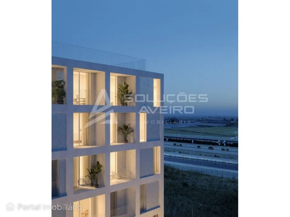 Apartamento T1 no Empreendimento ETHULA com vista ria de Aveiro