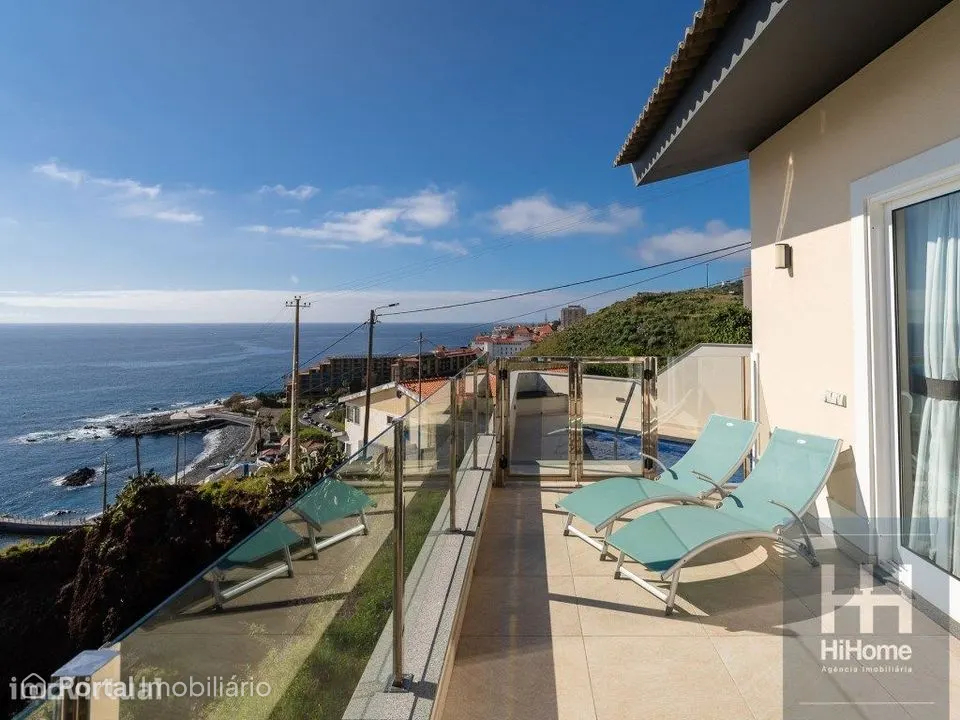 Moradia T3 térrea com piscina e vista mar - Praia dos Reis Magos