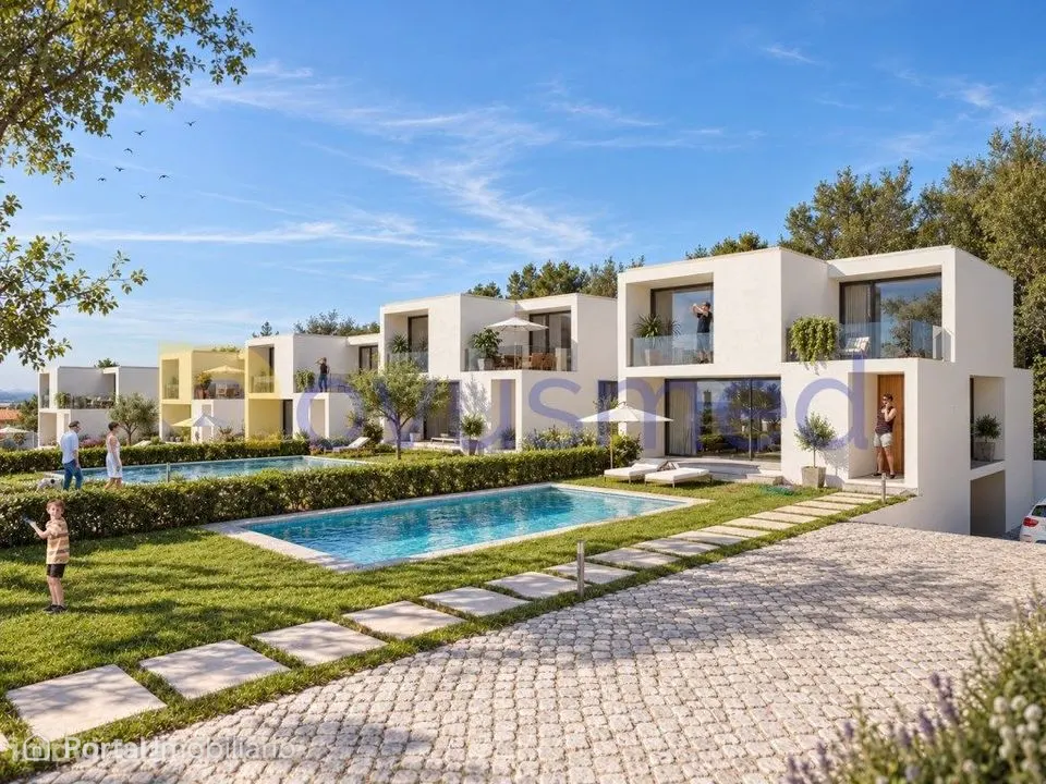 Lote construção condomínio moradias, vista de mar, Albufeira
