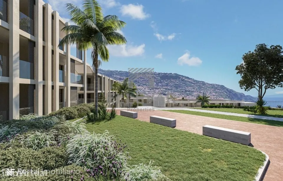 Apartamento T2 novo em condominio fechado no Funchal
