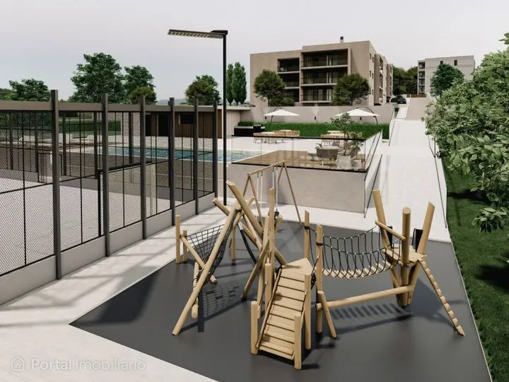 Apartamento T3 novo com garagem e piscina em Leiria