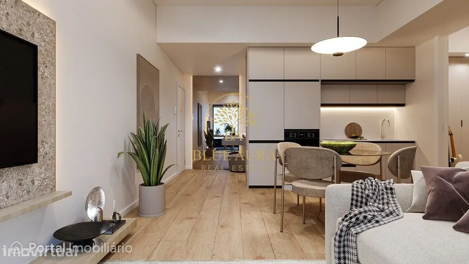 Apartamento T1+1 com Terraço e Garagem em Condomínio Privado