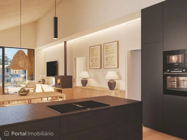 Moradia T1 (LakeHouse) com 72,85 m2, inserida num resort 5*, junto à Lagoa de Óbidos