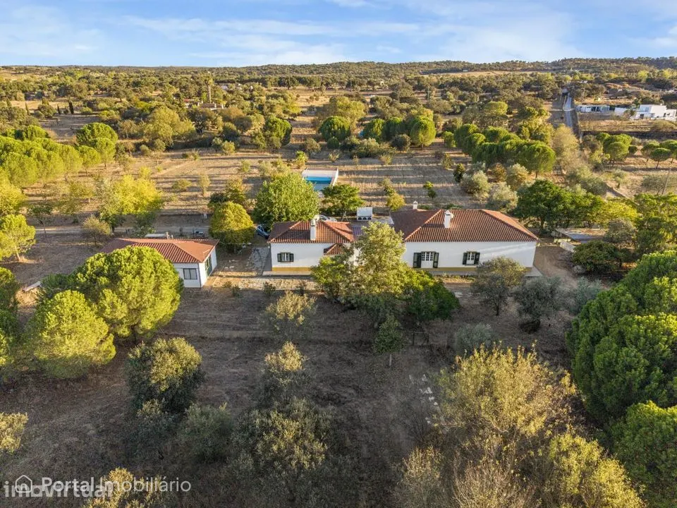 Monte de 5,8 hectares com moradia T4 e piscina às portas de Évora