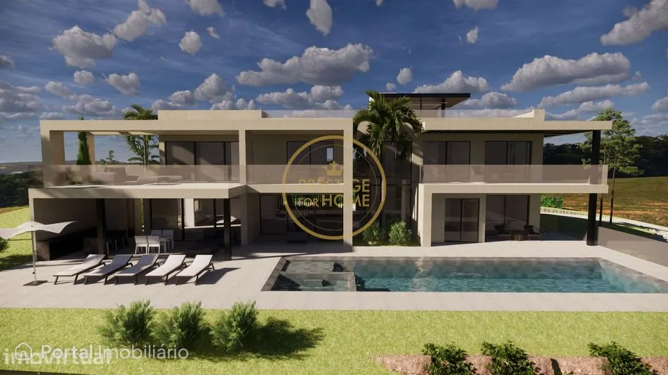 terreno com projeto aprovado para construção d'uma moradia de excepção